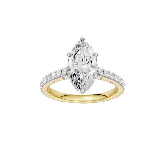 14K 2.50CT Lab Grown Diamond Engagement Ring 69594