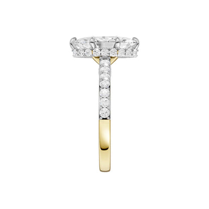 14K 2.50CT Lab Grown Diamond Engagement Ring 69594