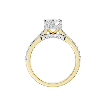 14K 2.50CT Lab Grown Diamond Engagement Ring 69594