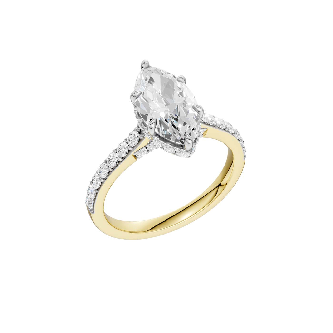 14K 2.50CT Lab Grown Diamond Engagement Ring 69594