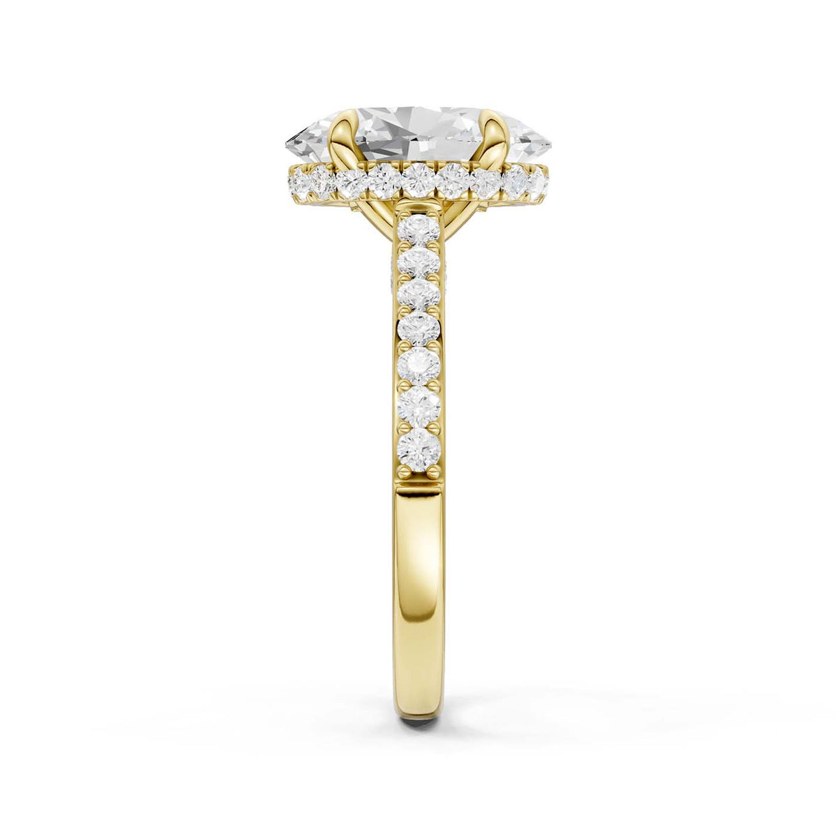 14K 3.50CT Lab Grown Diamond Engagement Ring 69596