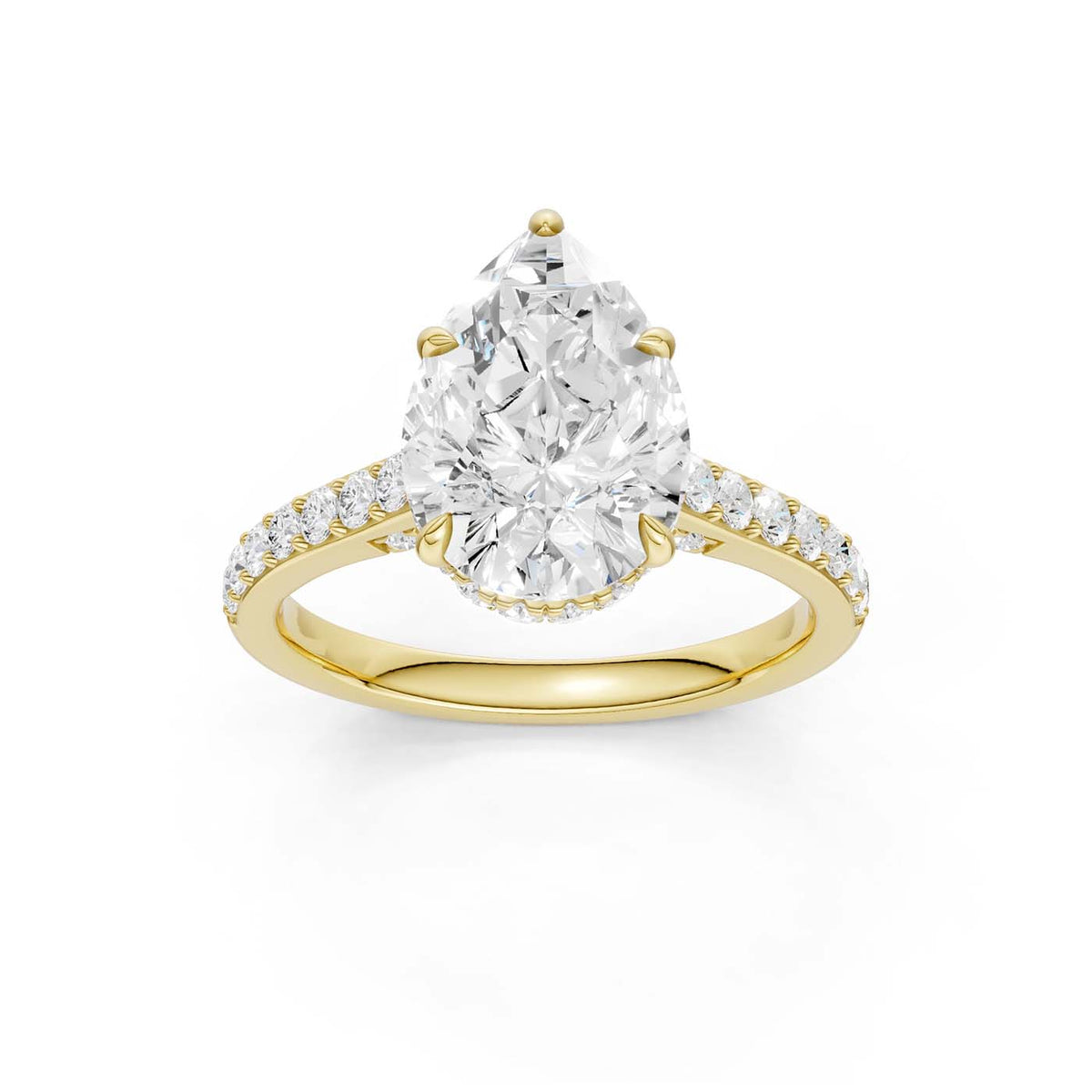 14K 3.50CT Lab Grown Diamond Engagement Ring 69598