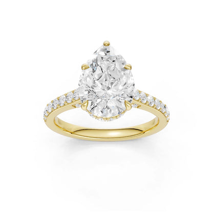 14K 3.50CT Lab Grown Diamond Engagement Ring 69598
