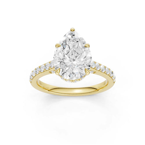 14K 3.50CT Lab Grown Diamond Engagement Ring 69598