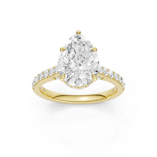 14K 3.50CT Lab Grown Diamond Engagement Ring 69598