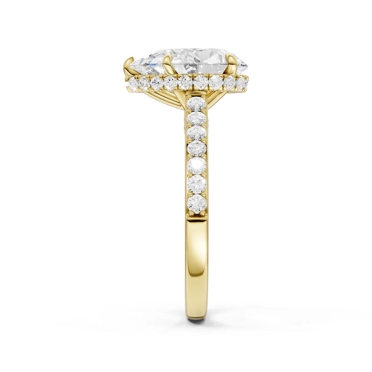 14K 3.50CT Lab Grown Diamond Engagement Ring 69598