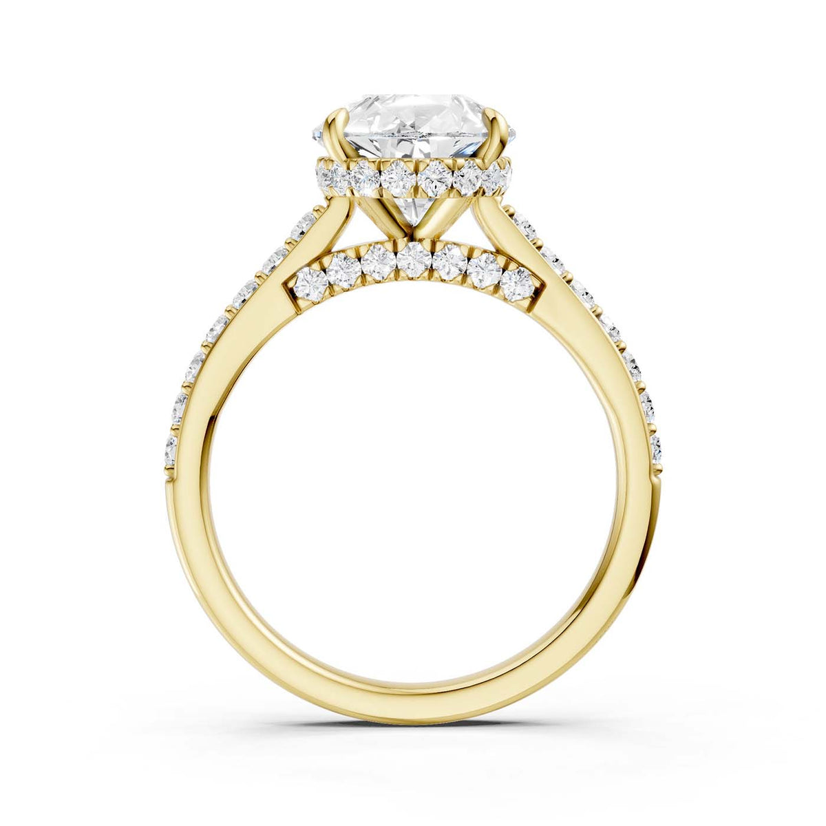 14K 3.50CT Lab Grown Diamond Engagement Ring 69598