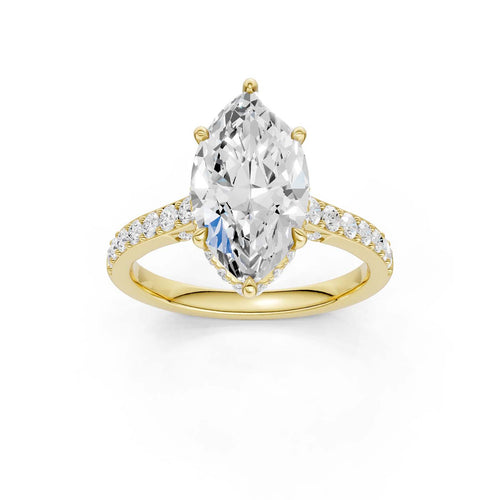 14K 3.50CT Lab Grown Diamond Engagement Ring 69601