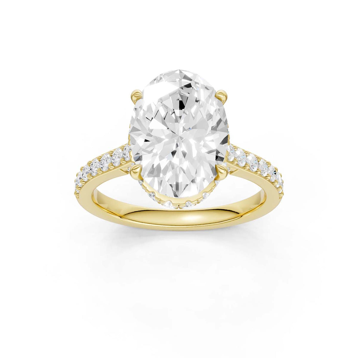 14K 4.50CT Lab Grown Diamond Engagement Ring 69603