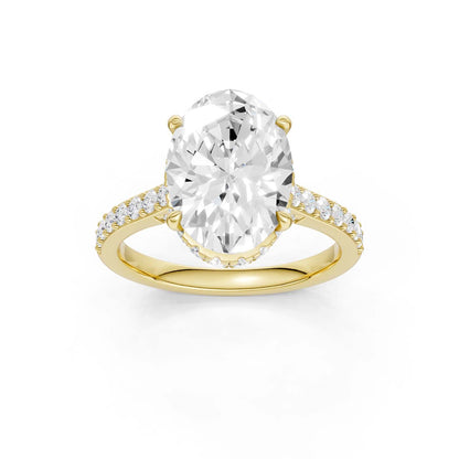 14K 4.50CT Lab Grown Diamond Engagement Ring 69603