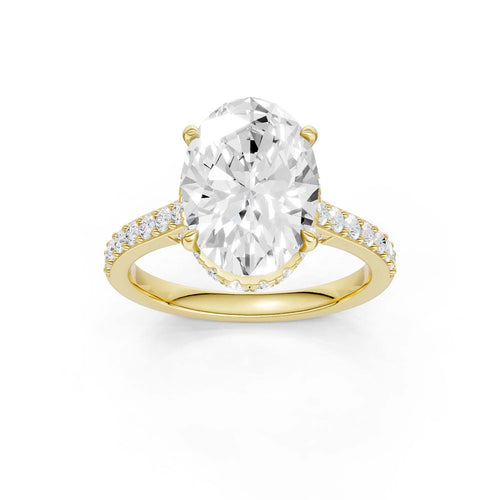 14K 4.50CT Lab Grown Diamond Engagement Ring 69603