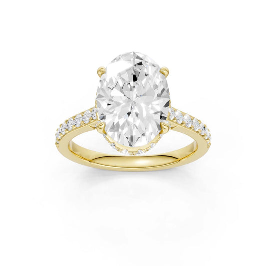 14K 4.50CT Lab Grown Diamond Engagement Ring 69603
