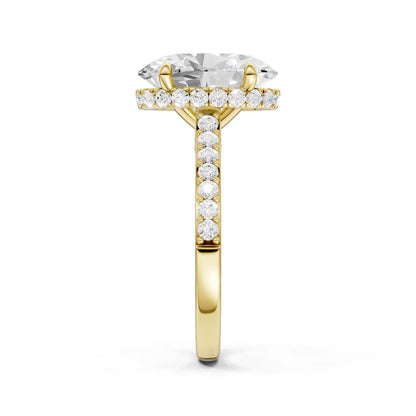 14K 4.50CT Lab Grown Diamond Engagement Ring 69603