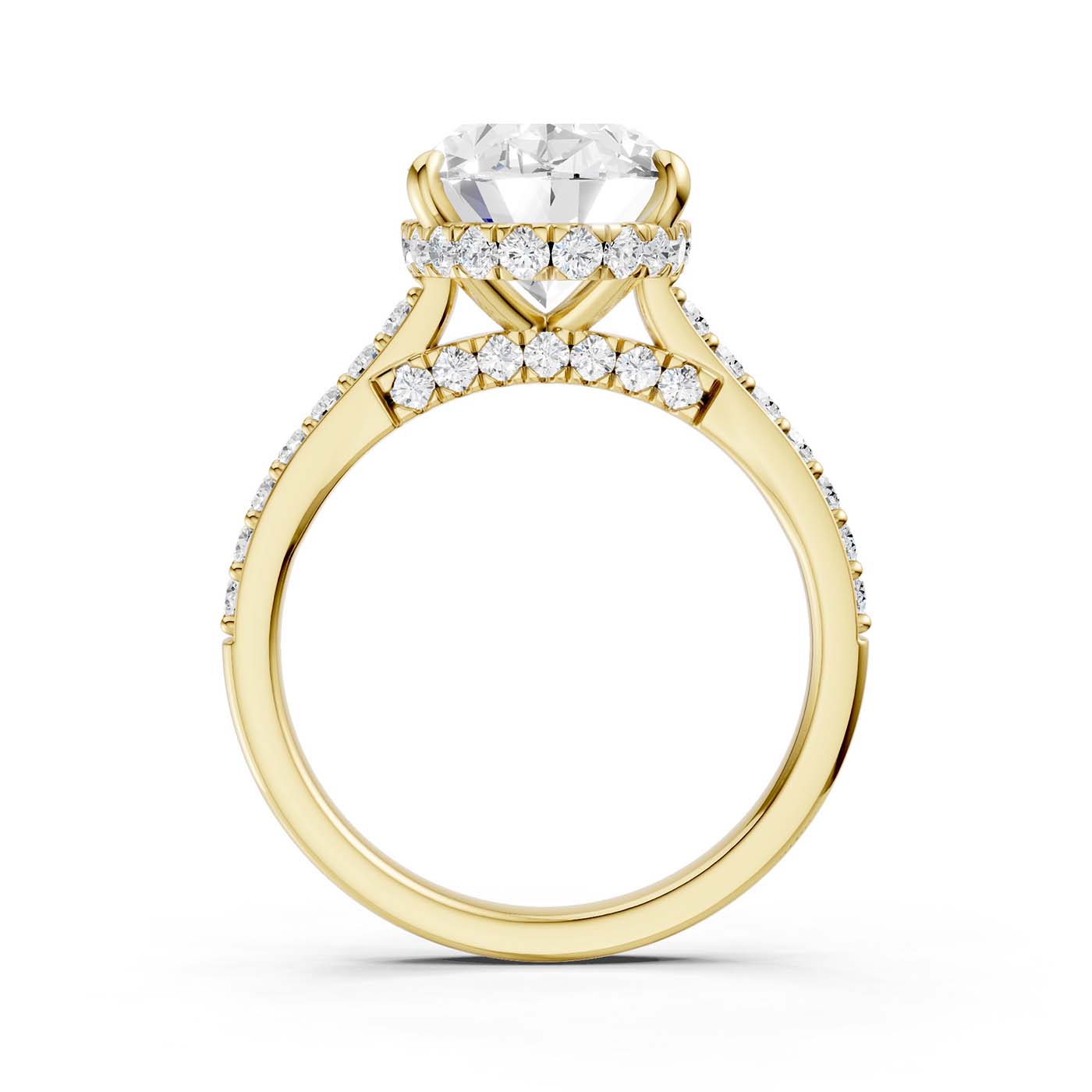 14K 4.50CT Lab Grown Diamond Engagement Ring 69603