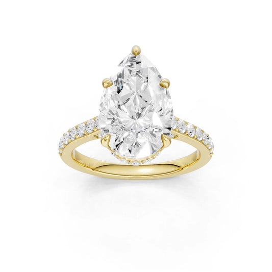 14K 4.50CT Lab Grown Diamond Engagement Ring 69605