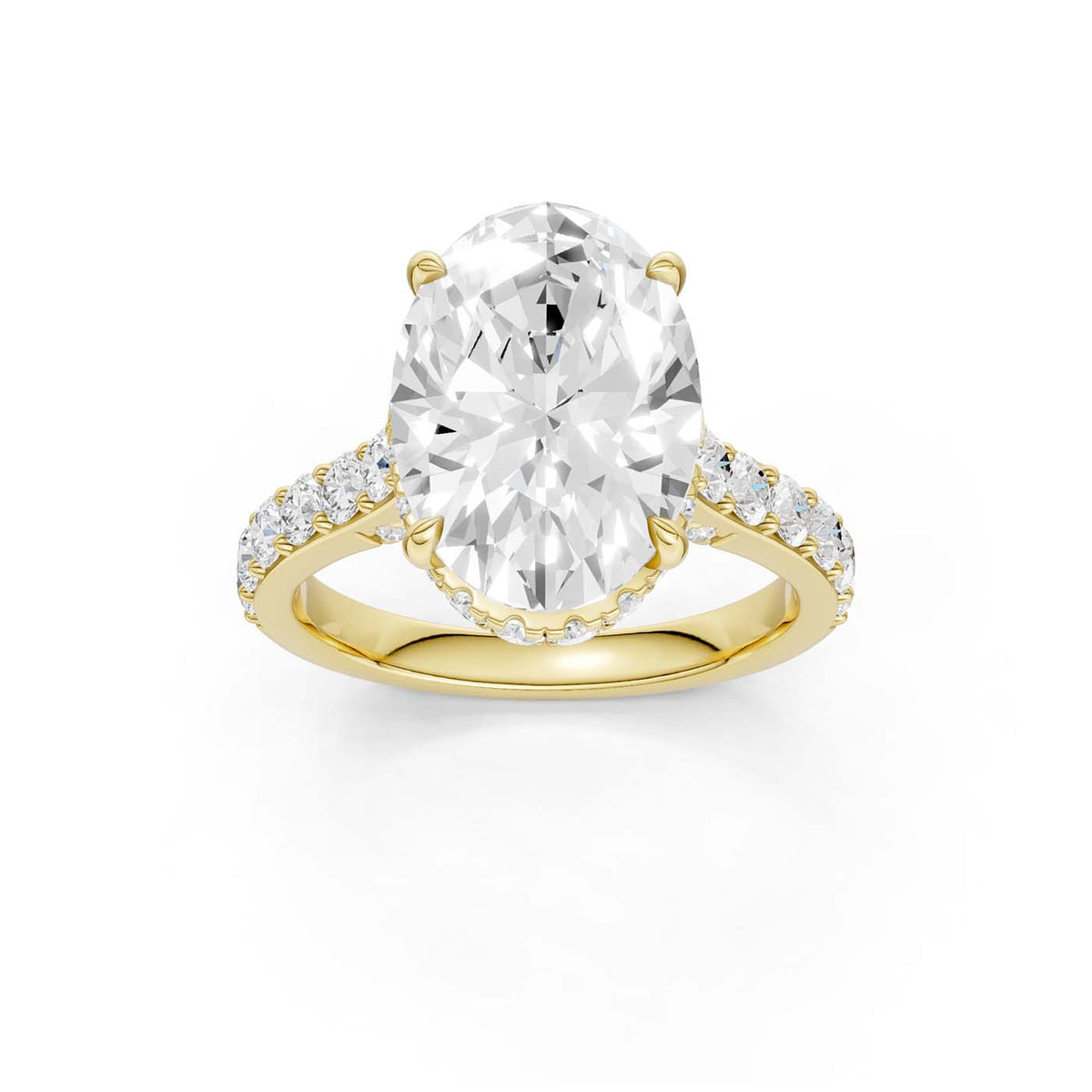 14K 6.00CT Lab Grown Diamond Engagement Ring 69610