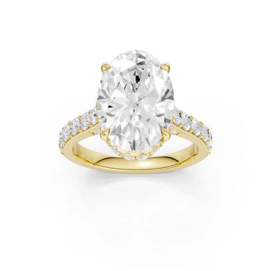 14K 6.00CT Lab Grown Diamond Engagement Ring 69610