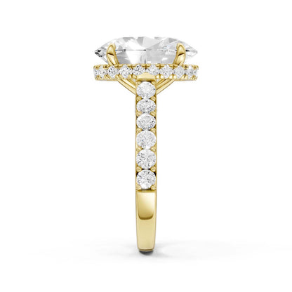 14K 6.00CT Lab Grown Diamond Engagement Ring 69610