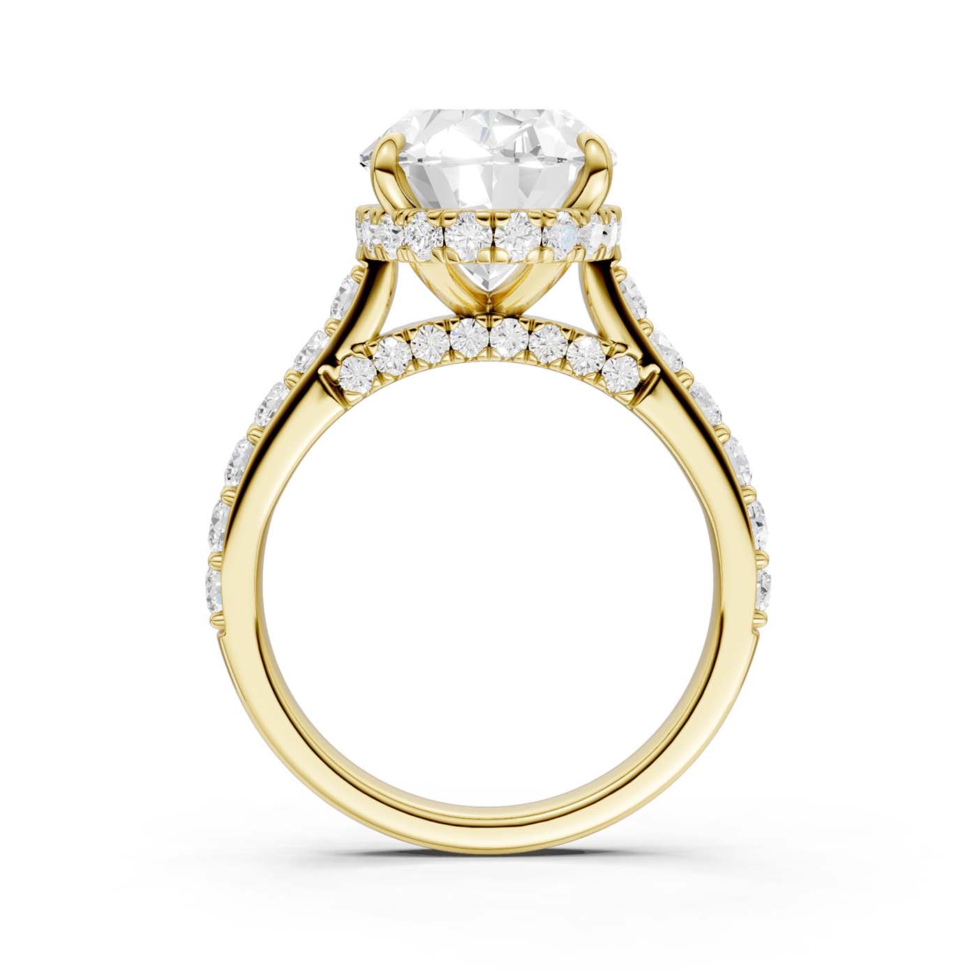 14K 6.00CT Lab Grown Diamond Engagement Ring 69610
