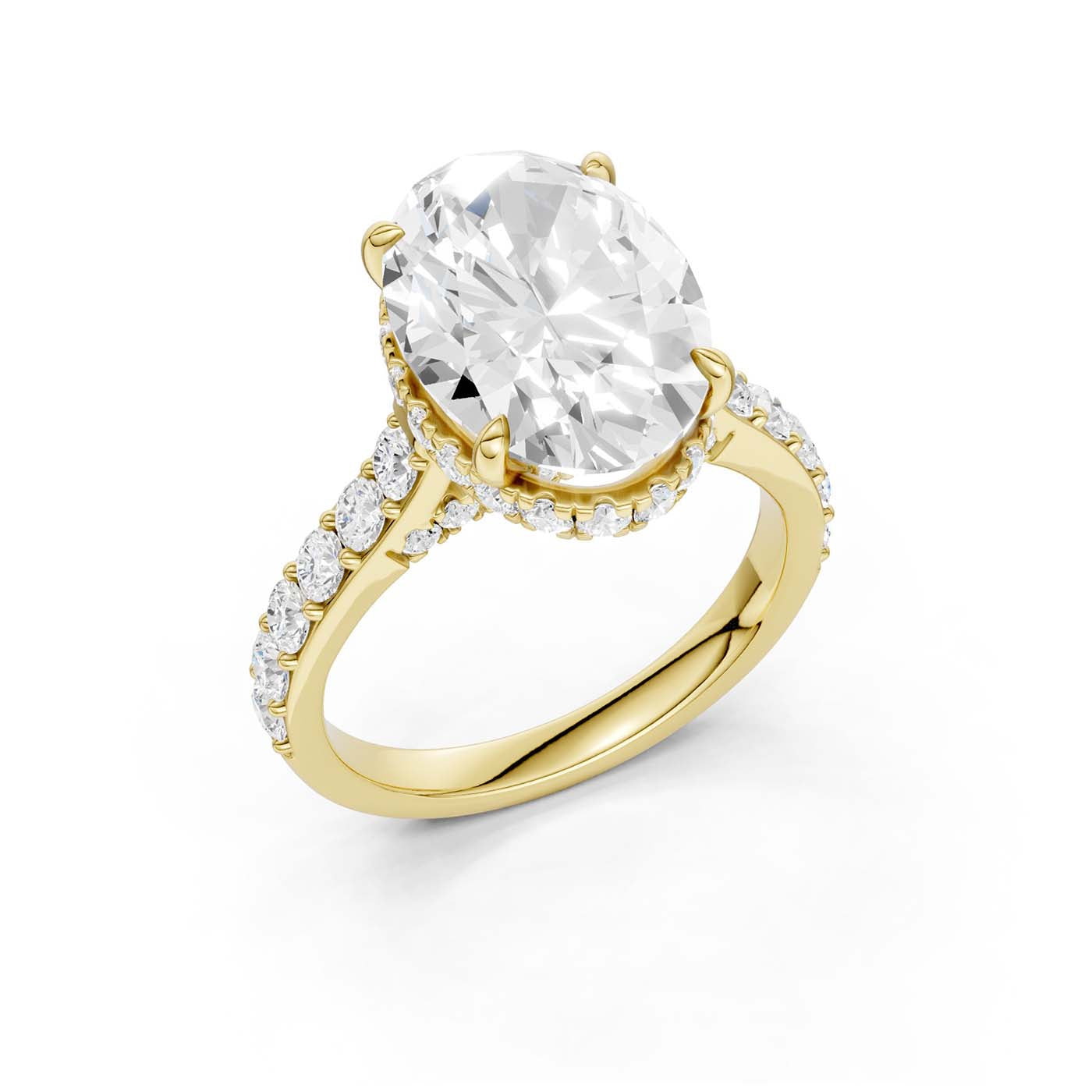 14K 6.00CT Lab Grown Diamond Engagement Ring 69610