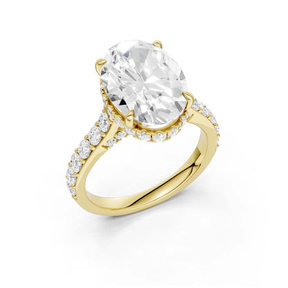 14K 6.00CT Lab Grown Diamond Engagement Ring 69610
