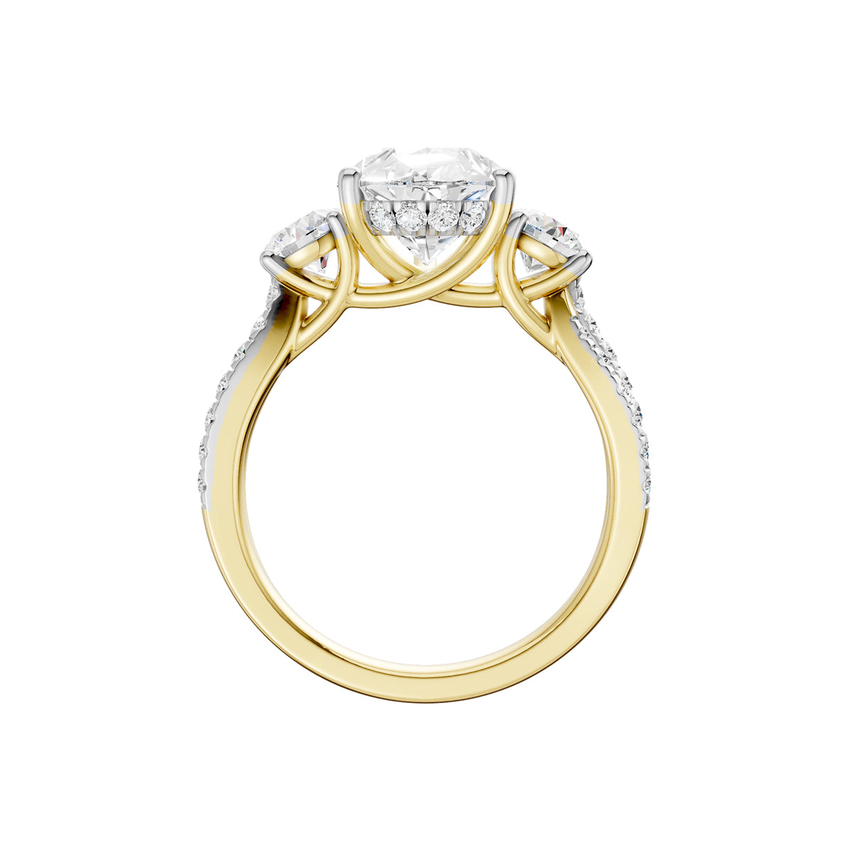 14K 4.00CT Lab Grown Diamond Engagement Ring 69619