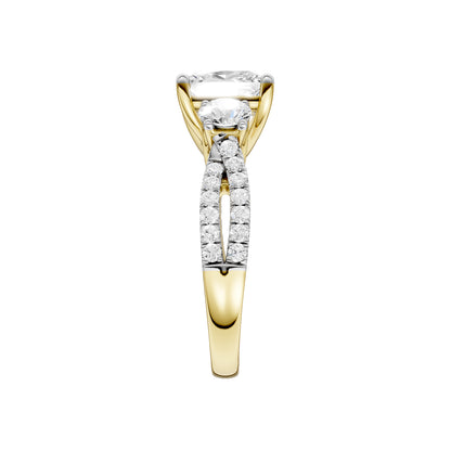 14K 4.00CT Lab Grown Diamond Engagement Ring 69621