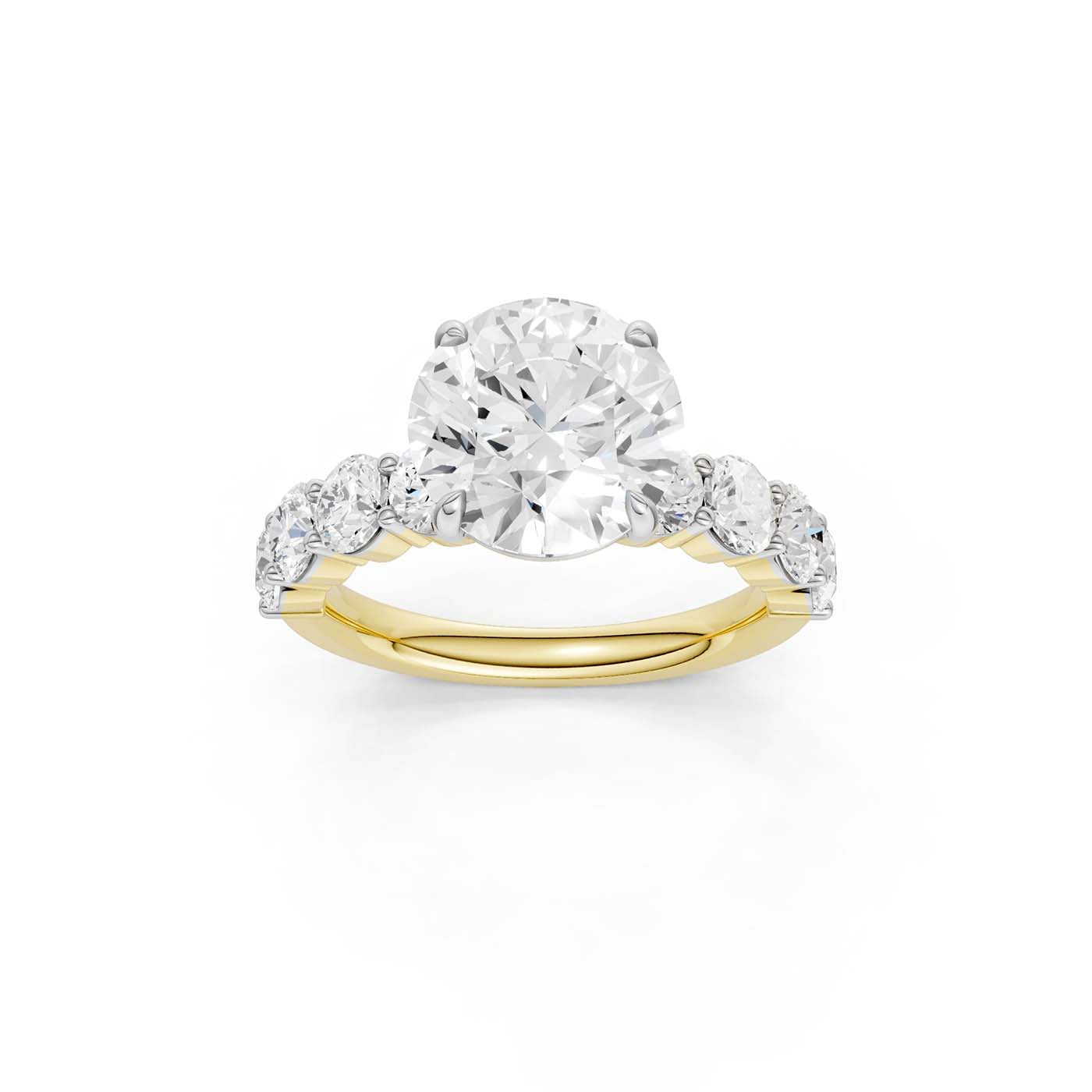 14K 4.50CT Lab Grown Diamond Engagement Ring 69654