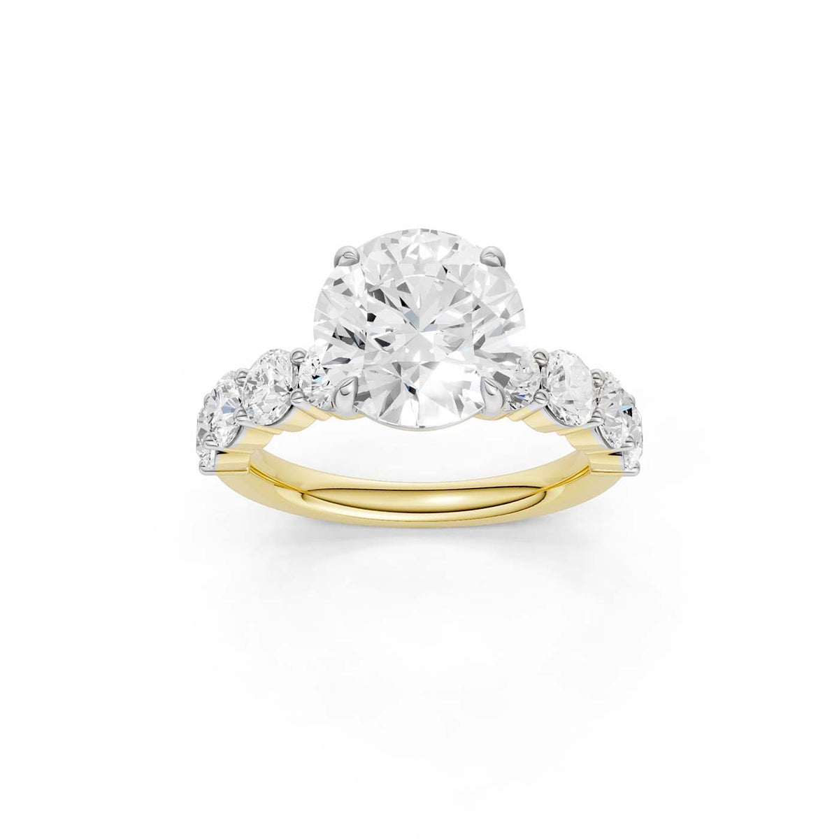 14K 4.50CT Lab Grown Diamond Engagement Ring 69654