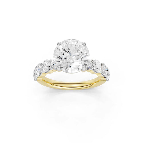14K 4.50CT Lab Grown Diamond Engagement Ring 69654