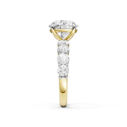 14K 4.50CT Lab Grown Diamond Engagement Ring 69654