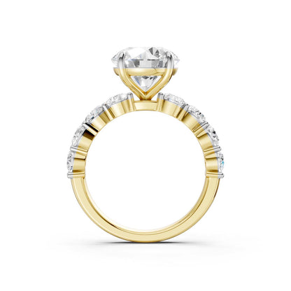 14K 4.50CT Lab Grown Diamond Engagement Ring 69654