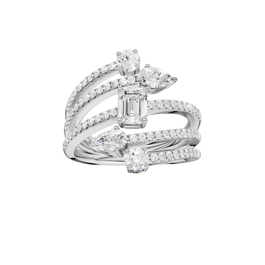 14K 1.50CT Lab Grown Diamond Fancy Ring 69697
