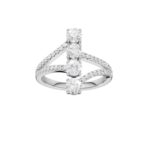 14K 1.00CT Lab Grown Diamond Fancy Ring 69699