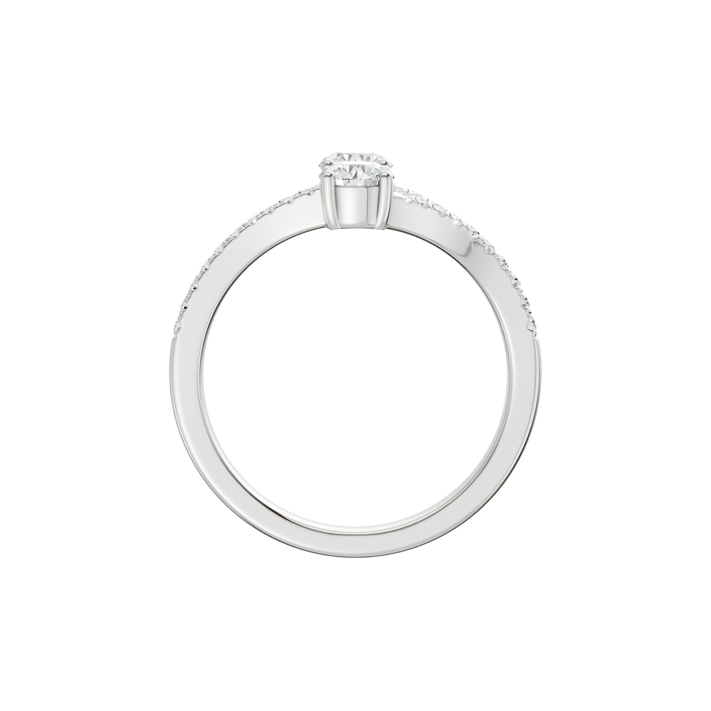 14K 1.00CT Lab Grown Diamond Fancy Ring 69699