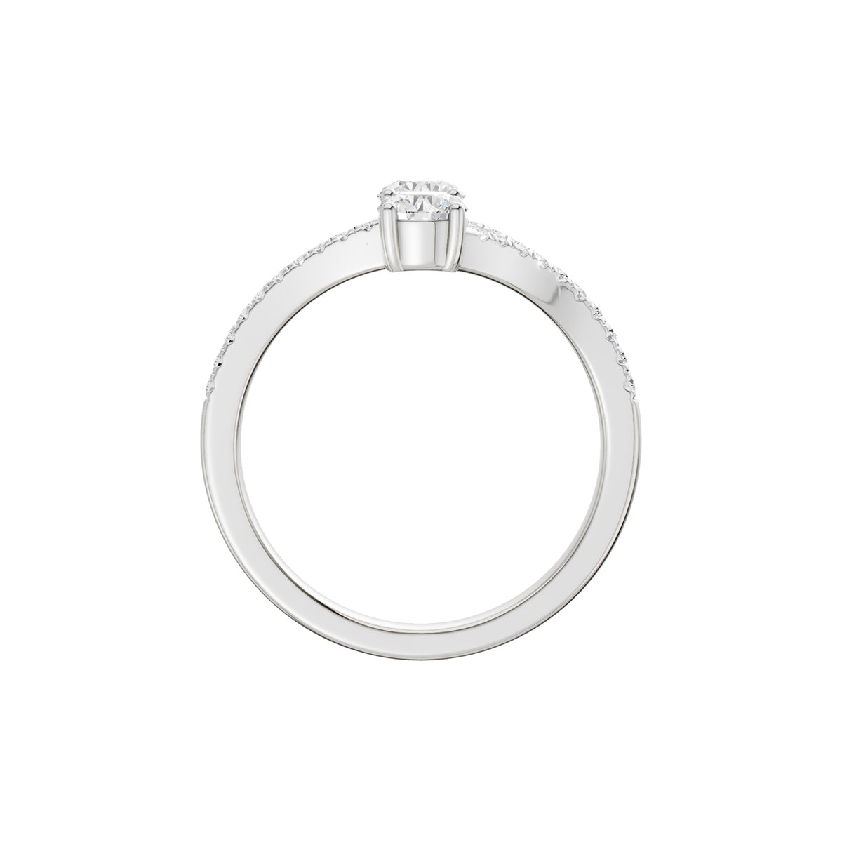 14K 1.00CT Lab Grown Diamond Fancy Ring 69699