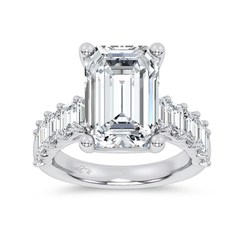 14K 9.50CT Certified Lab Grown Engagement Ring 69724