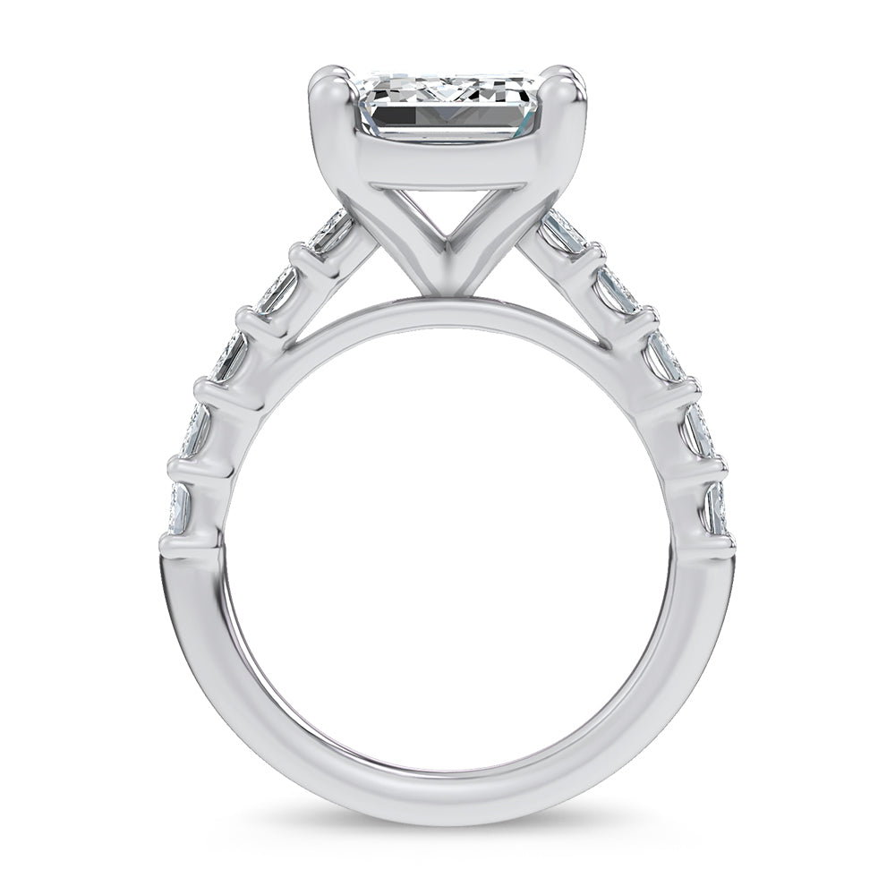14K 9.50CT Certified Lab Grown Engagement Ring 69724