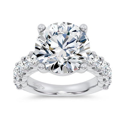 14K 9.50CT Certified Lab Grown Engagement Ring 69726