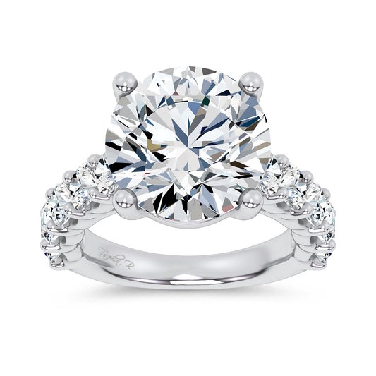 14K 9.50CT Certified Lab Grown Engagement Ring 69726