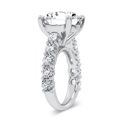 14K 9.50CT Certified Lab Grown Engagement Ring 69726