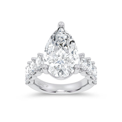 14K 9.00CT Certified Lab Grown Engagement Ring 69729