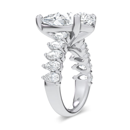 14K 9.00CT Certified Lab Grown Engagement Ring 69729