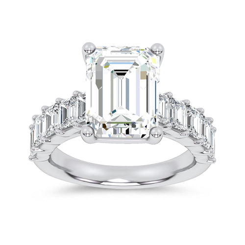 14K 7.00CT Certified Lab Grown Engagement Ring 69735