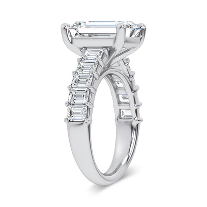 14K 7.00CT Certified Lab Grown Engagement Ring 69735