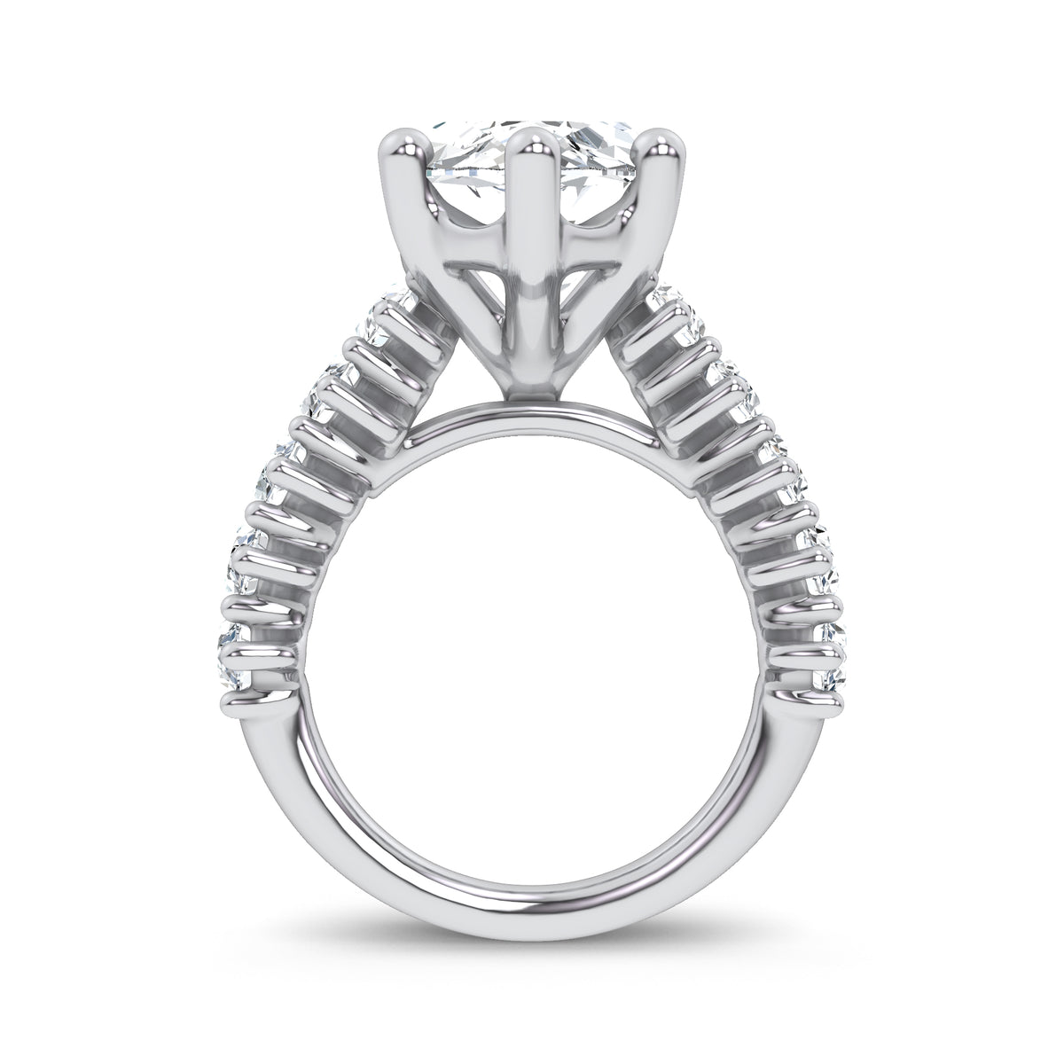 14K 7.00CT Certified Lab Grown Engagement Ring 69737