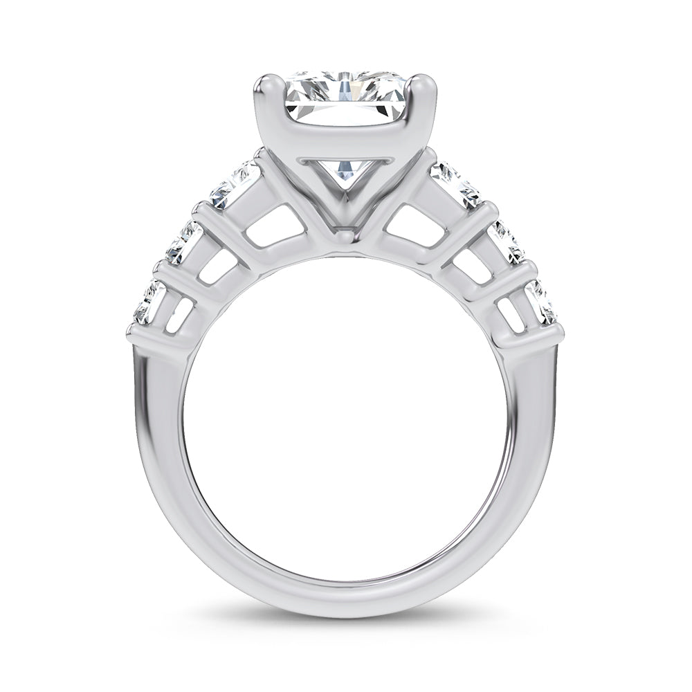 14K 6.90CT Certified Lab Grown Engagement Ring 69738