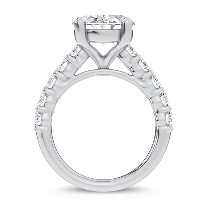 14K 6.60CT Certified Lab Grown Engagement Ring 69743