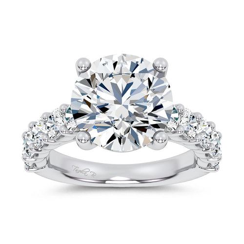 14K 6.60CT Certified Lab Grown Engagement Ring 69744