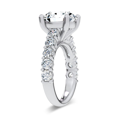 14K 6.60CT Certified Lab Grown Engagement Ring 69744